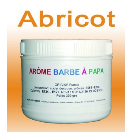 Arôme barbe à papa Abricot 300 Grs