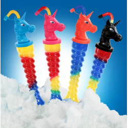 Yard Cups/Ice Cup Licorne Spirale Pet 500 ml. Colis de 1112 tubes